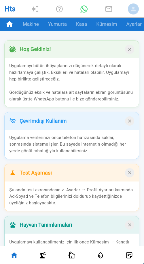 Ana Sayfa Ekranı